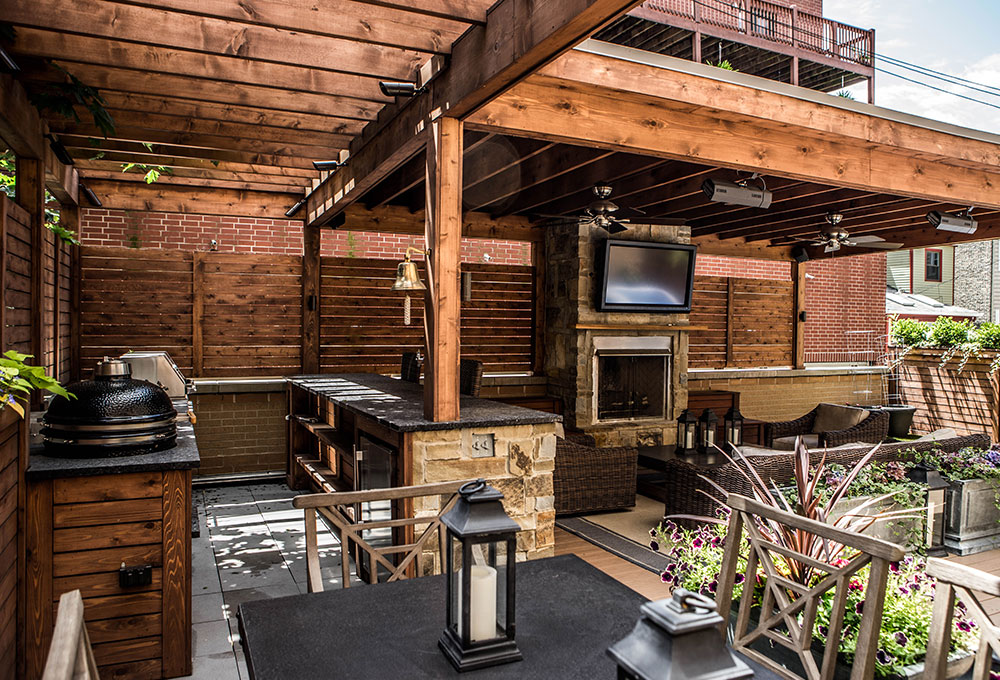 Heavenly Garage Roof Deck - Chicago Roof Deck + Garden