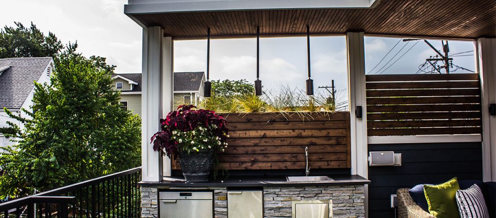 Clean and Simple Garage Roof Deck - Chicago Roof Deck + Garden