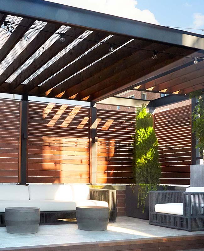 Shade Structure - Elements - Chicago Roof Deck + Garden