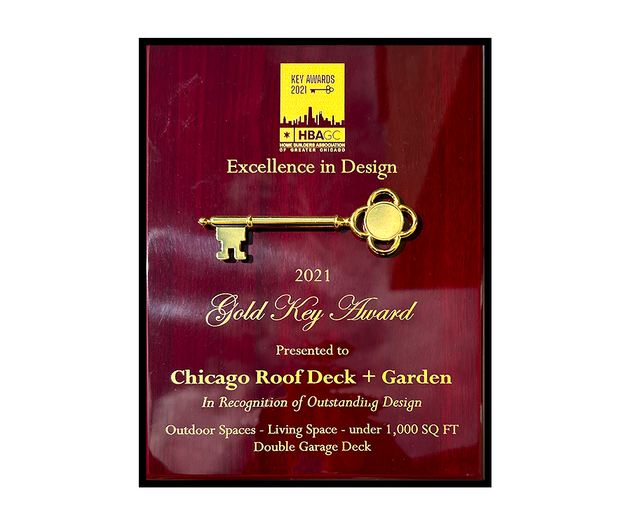 Gold Key Award Outdoor Spaces Living Space 2021 Awards Chicago