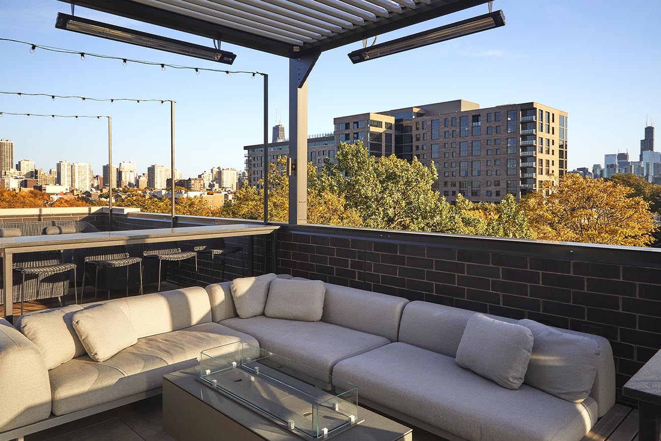 Chicago Roof Deck Blog Planning Outdoor Entertaining this Winter? Heating Systems for Your Patio or Roof Deck