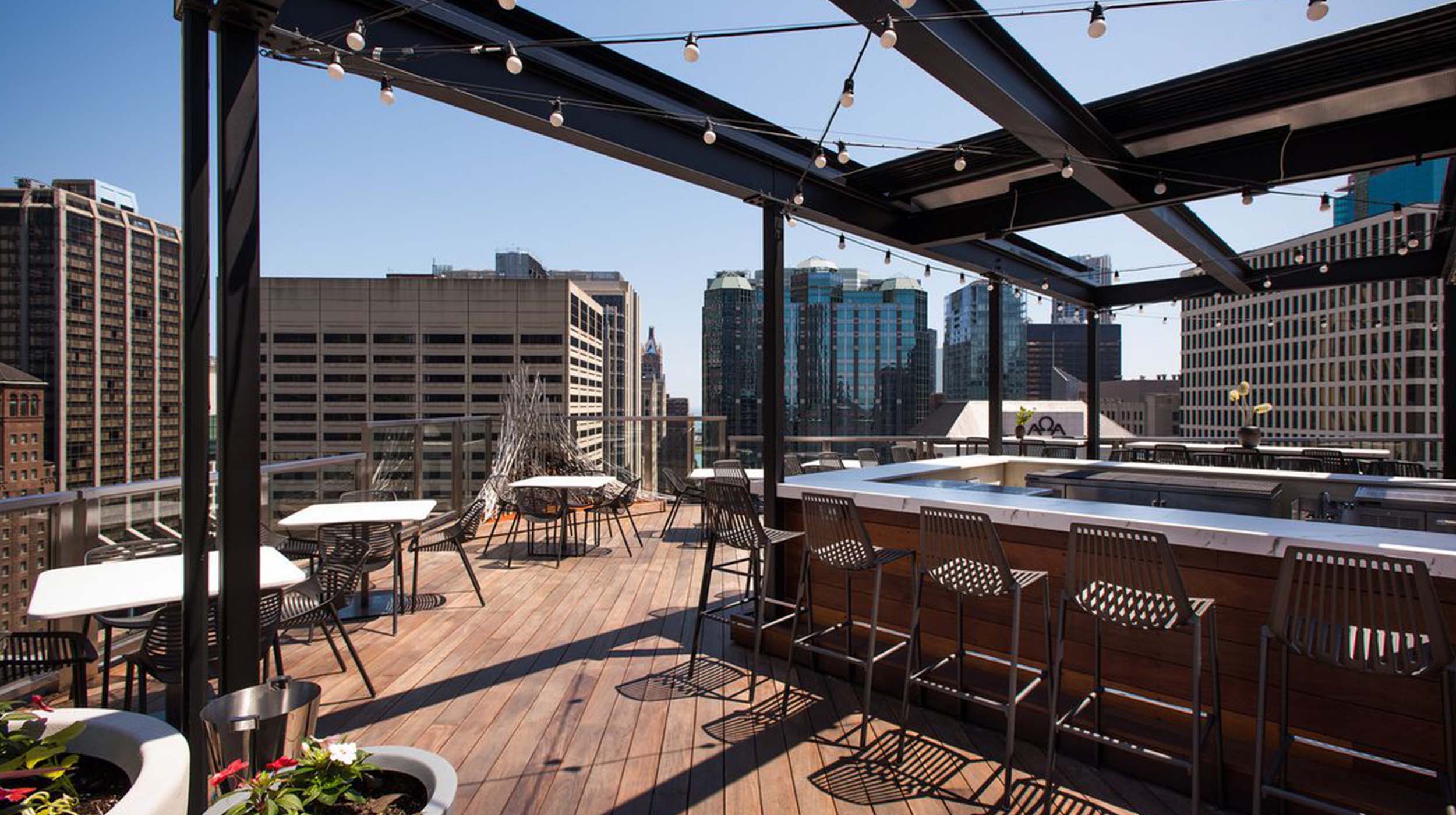 Chicago Roof Deck Shade Structure Photo 2