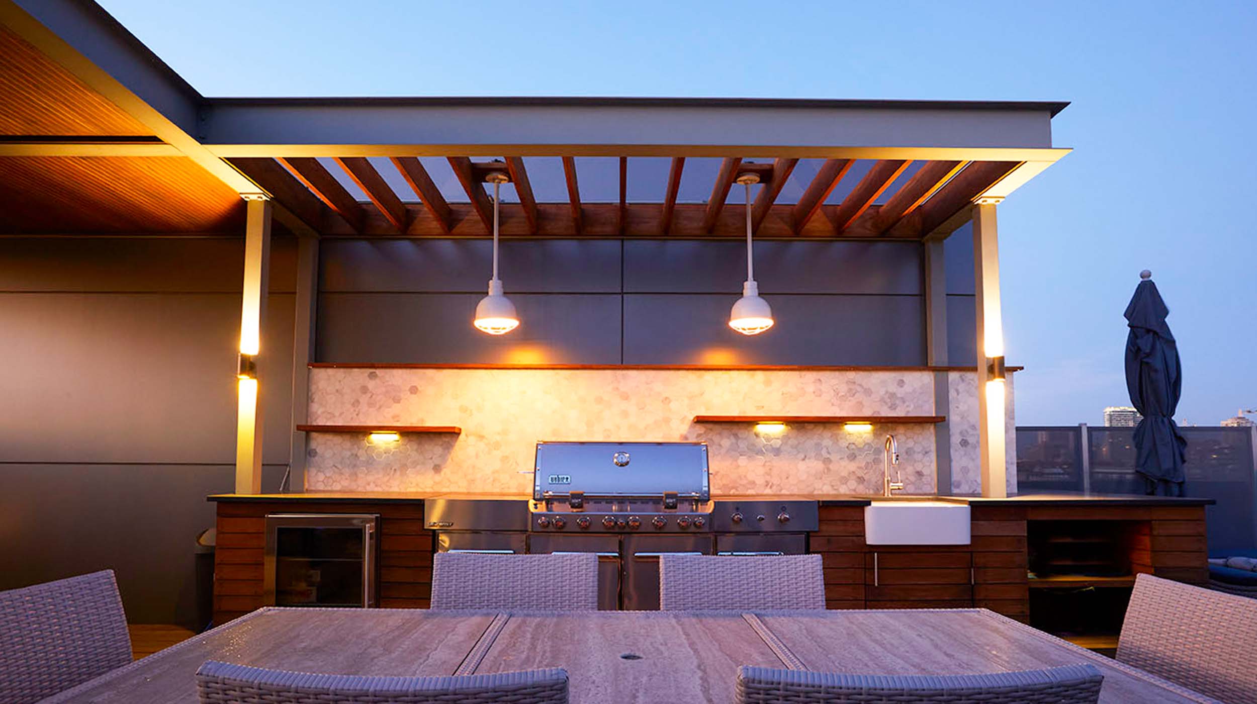 Deck Lighting | Elements | Chicago Roof Deck + Garden