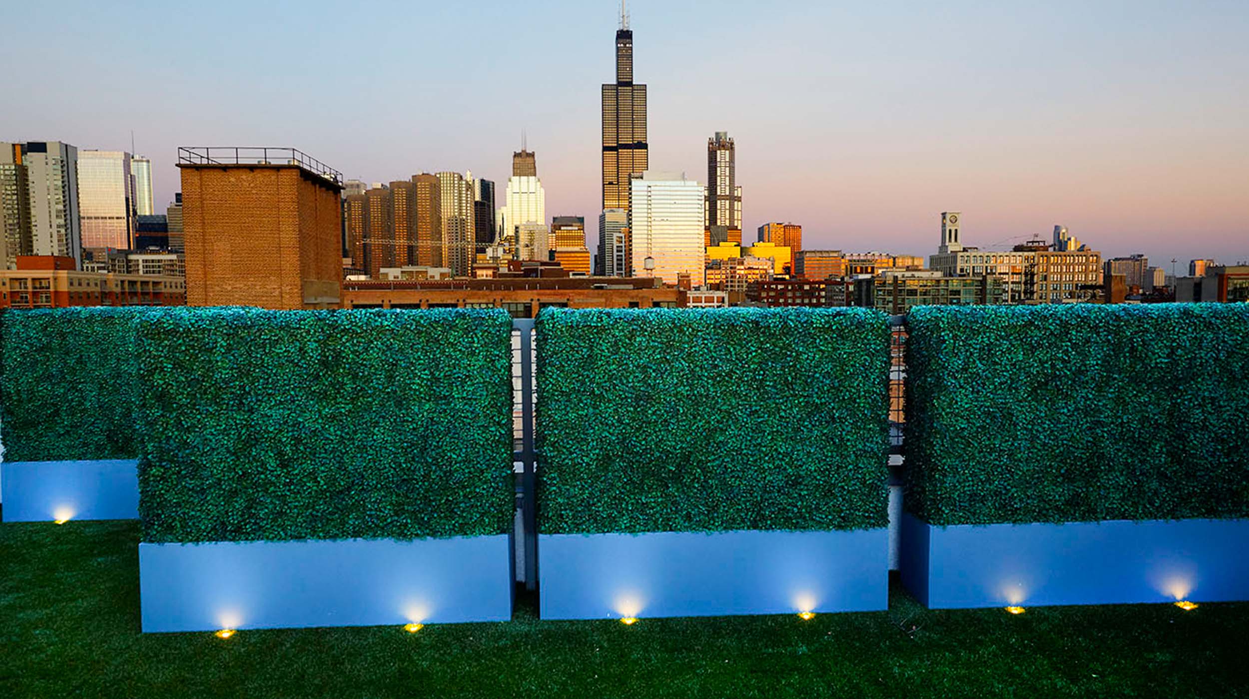 Deck Lighting Elements Chicago Roof Deck Garden 