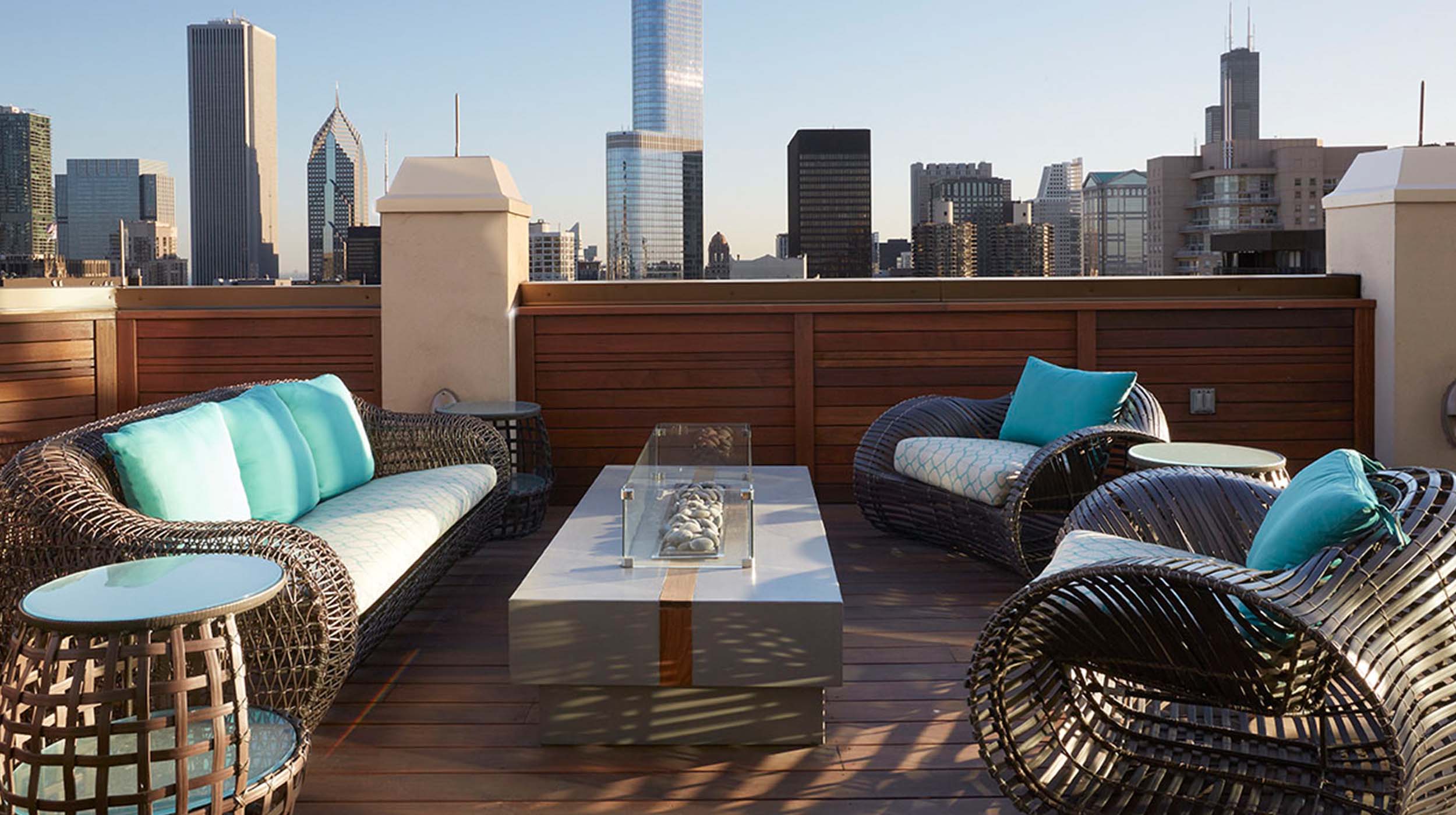 Chicago Roof Deck Projects River North Penthouse Rooftop Photo 3