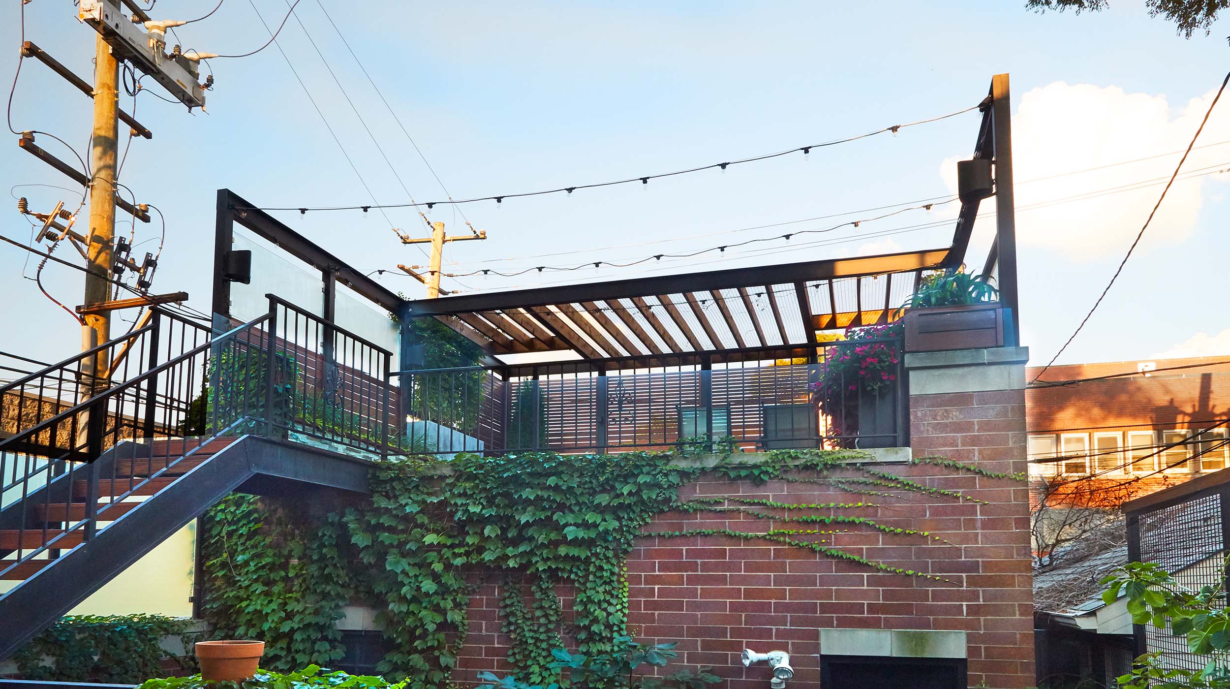 Chicago Roof Deck Steel Staircase Main Photo