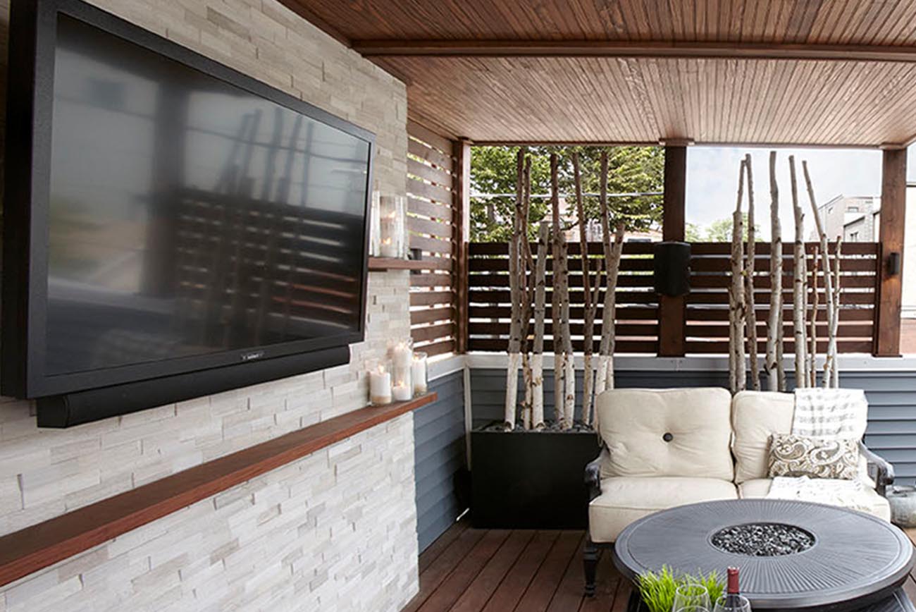 Chicago Roof Deck Blog How to Organize A/V Entertainment Systems on Your Rooftop Deck