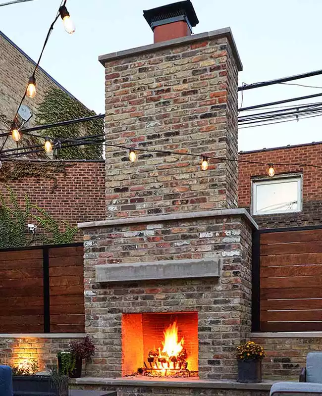 Chicago Roof Deck Team Outdoor Fireplace 