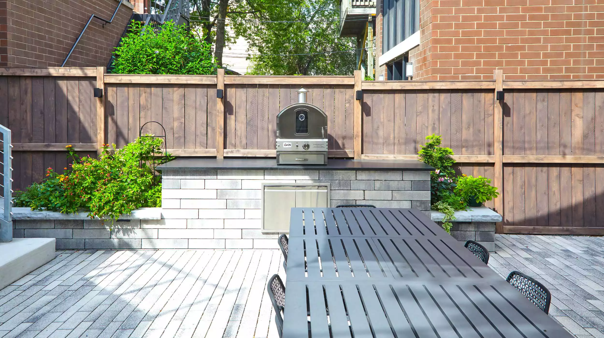 Chicago Roof Deck Projects Rear Yard + Garage Deck Rehab Photo 3