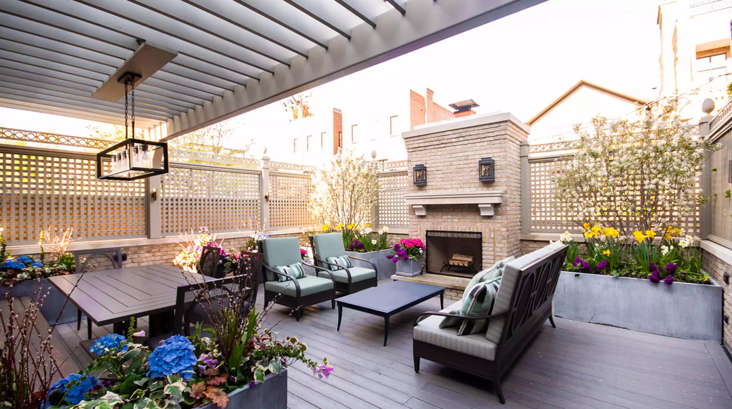 Chicago Roof Deck Parisian Paradise in The City 