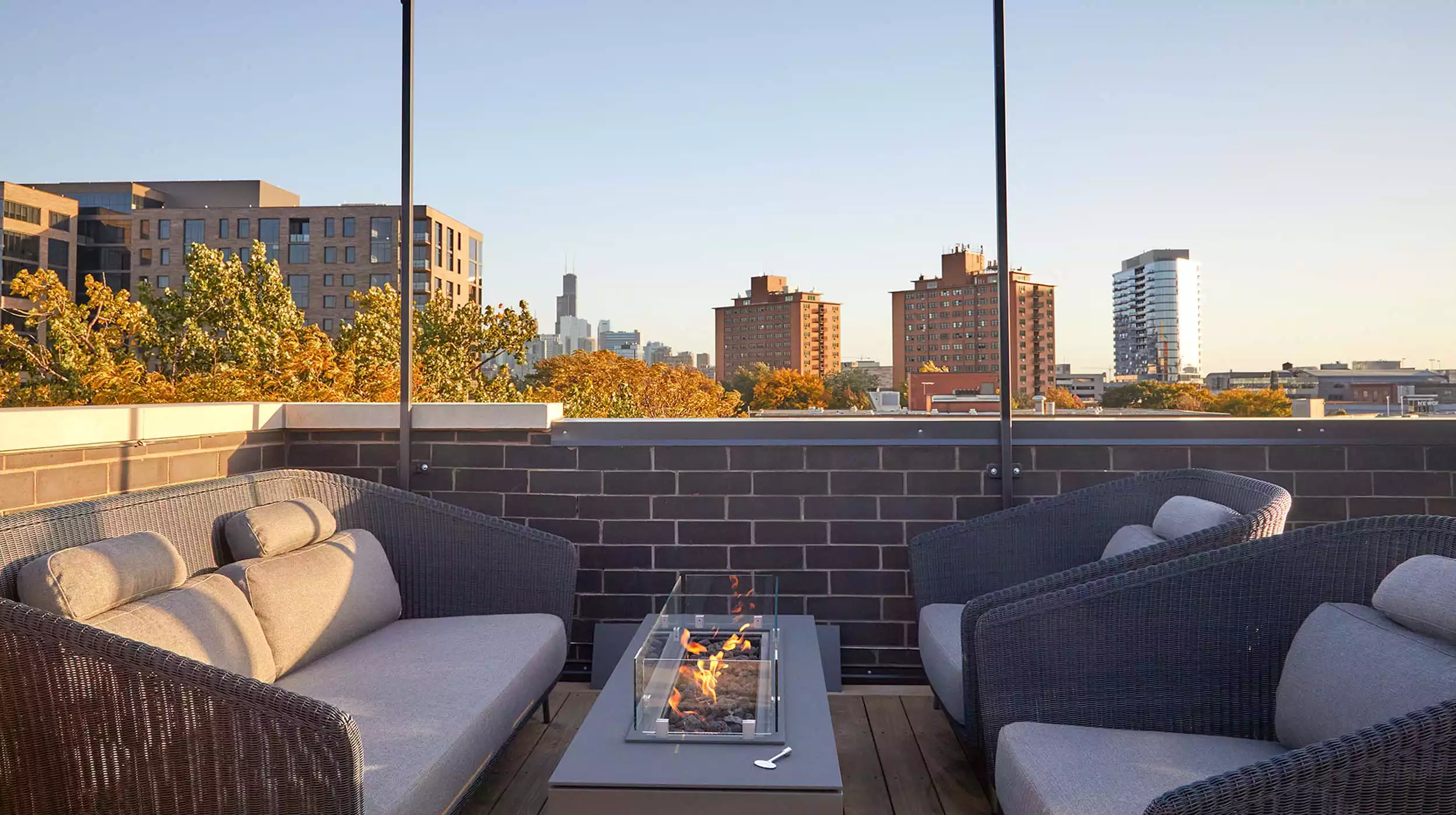 Chicago Roof Deck Projects Private Penthouse Roof Deck Photo 2