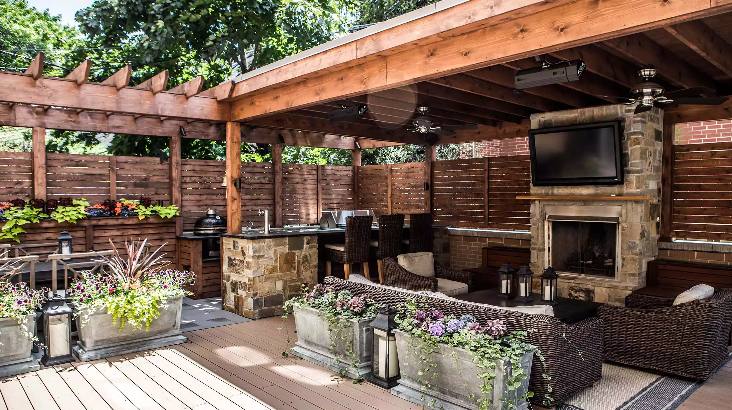 Chicago Roof Deck Projects Heavenly Garage Roof Deck Photo 4