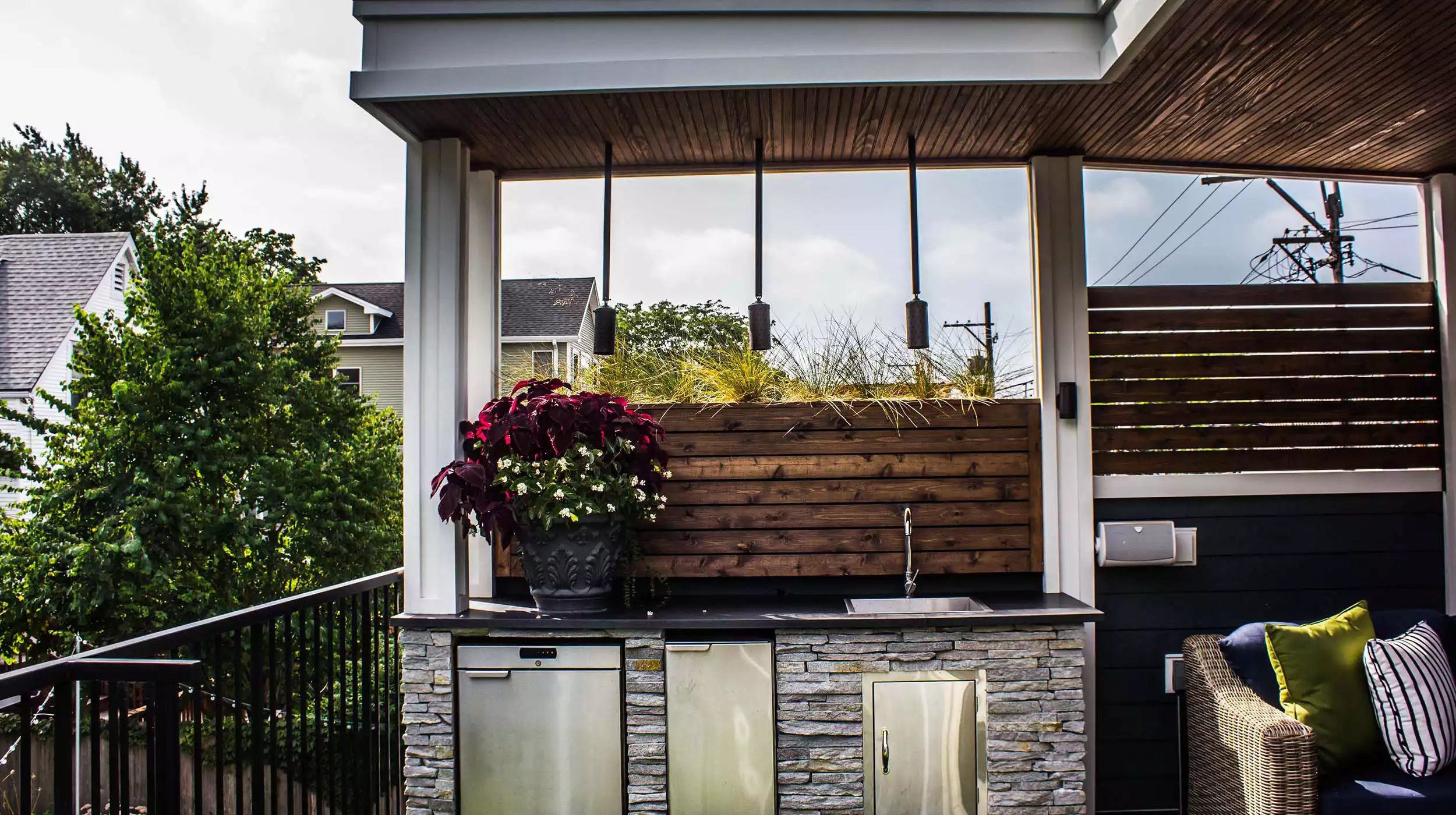 Chicago Roof Deck Projects Clean and Simple Garage Roof Deck Photo 2