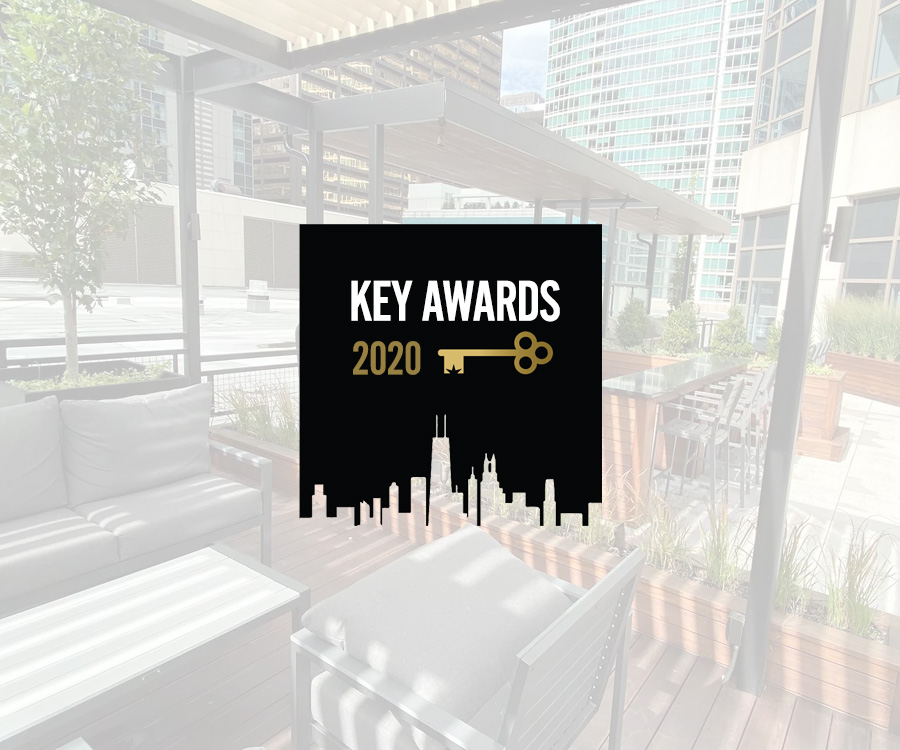 Chicago Roof Deck Team Platinum Key Award  – Outdoor Spaces – Rooftop Amenity Space 2020