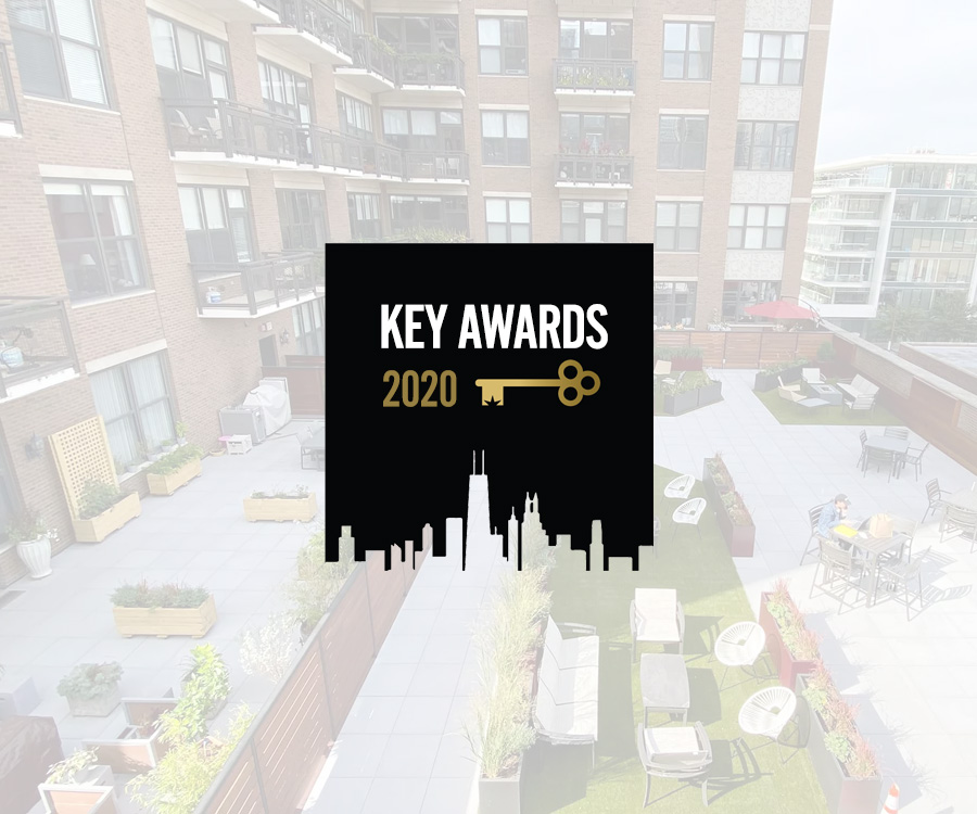 Chicago Roof Deck Team Silver Key Award  – Outdoor Spaces – Rooftop Amenity Space 2020