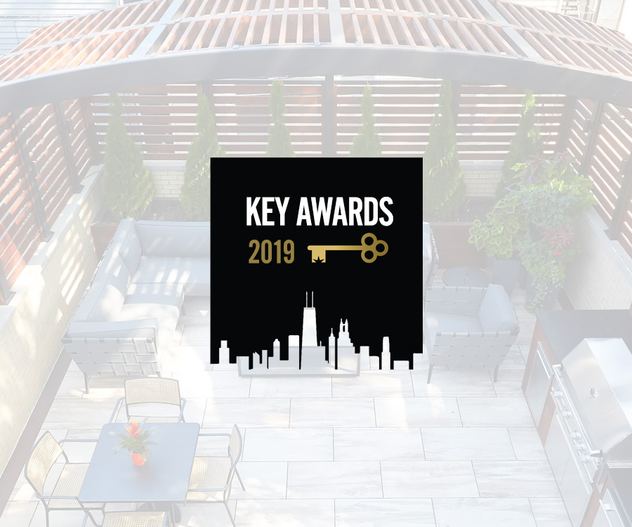 Chicago Roof Deck Team Gold Key Award  – Outdoor Spaces – Pergolas/Gazebos 2019