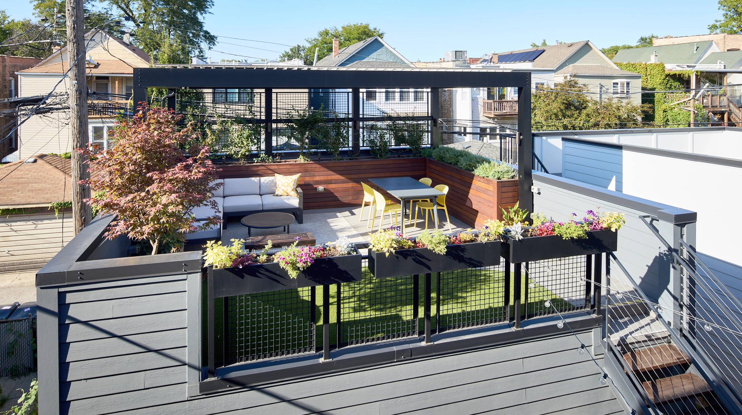 Chicago Roof Deck Projects The Verdant Sky Deck Photo 4