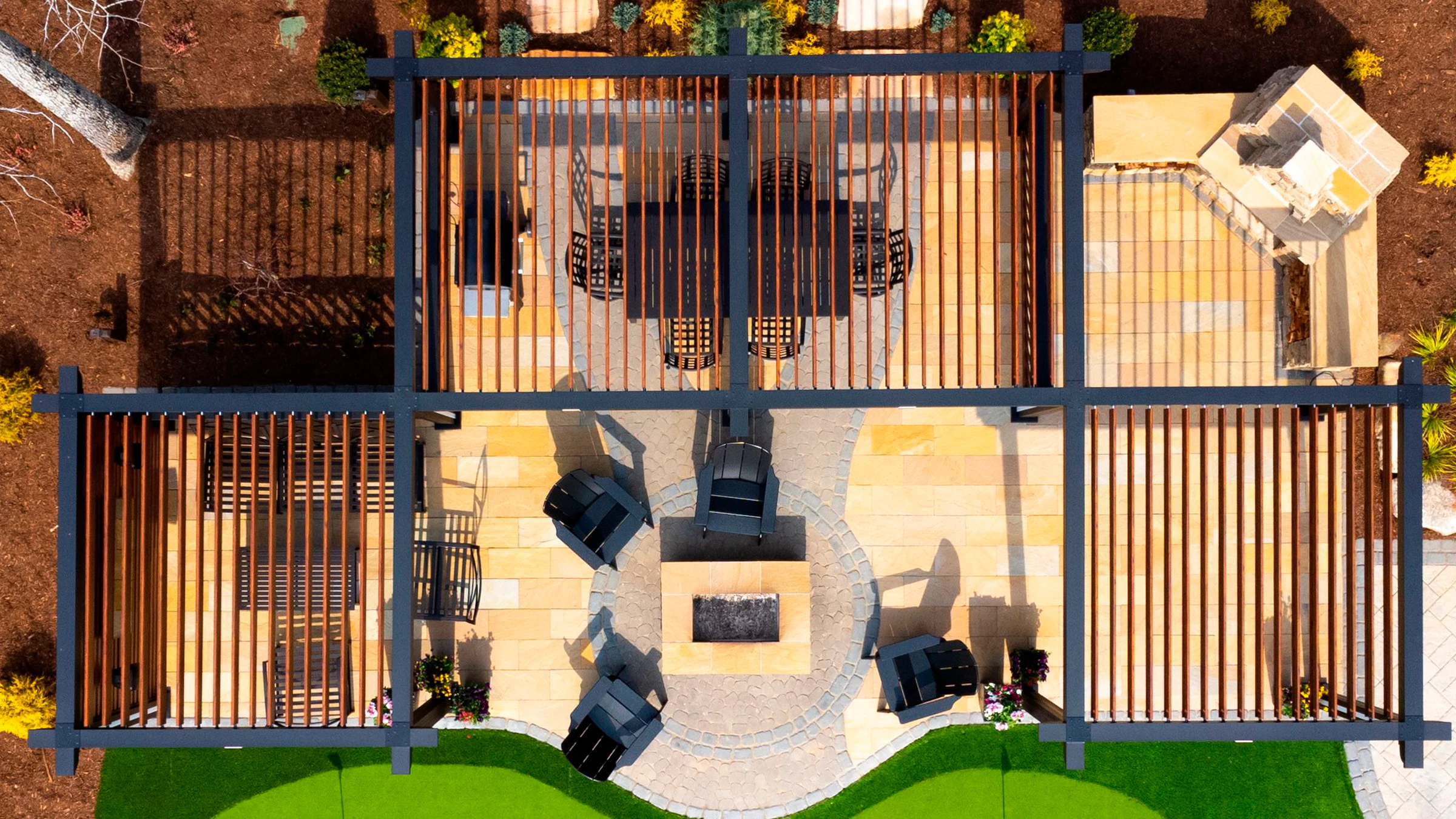 Chicago Roof Deck Pergola Corbels Photo 1