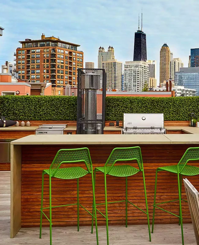 Chicago Roof Deck Team Outdoor bar sets 