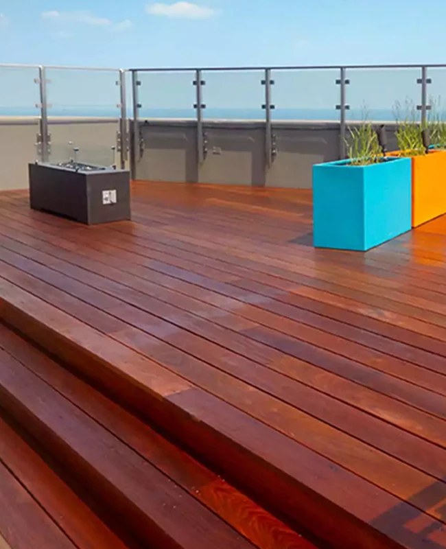 Chicago Roof Deck Team Brazilian hardwood IPE decking 