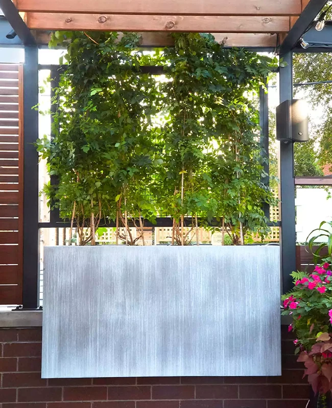 Chicago Roof Deck Team Concrete Planters 