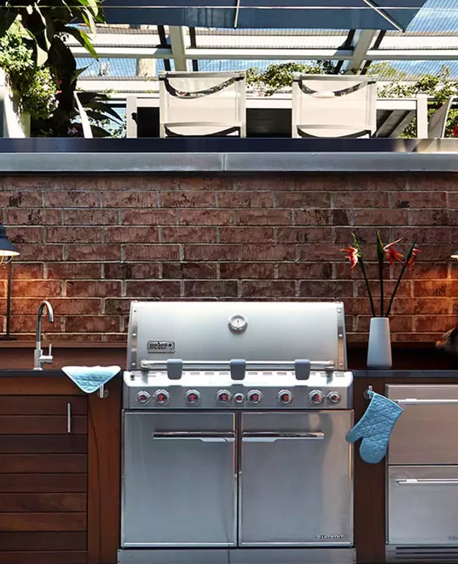 Chicago Roof Deck Team Outdoor kitchen island 