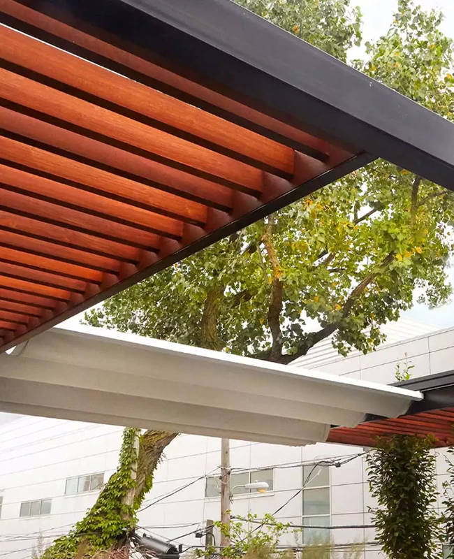 Chicago Roof Deck Team Retractable Shade 