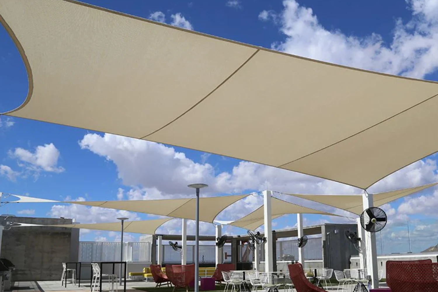 Chicago Roof Deck Element Shade sail Main Photo