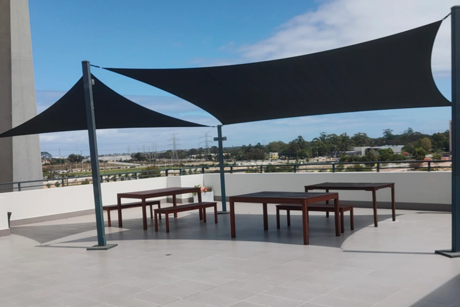 Chicago Roof Deck Shade sail Photo 1