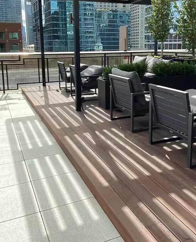 Chicago Roof Deck Team Synthetic decking 